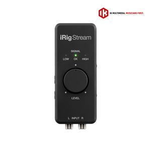 IK Multimedia iRig Stream 모바일 스트리밍 오디오 인터페이스