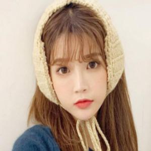 동대문모자 (T) 448-CM 귀마개니트귀도리 핸드메이드 베이지