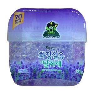 산도깨비 실내용 화장실 탈취제 라벤더향 300g 1개 