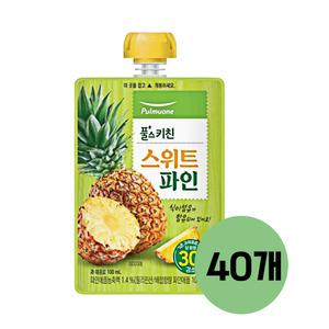 풀무원 풀스키친 스위트 파인 100ml 40개 어린이 음료 주스 유치원주스