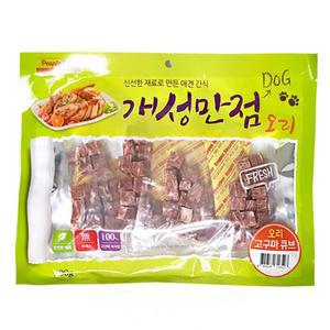 노령견 오리큐브 건강식 강아지 간식 2P 강아지영양 자견간식 개간식 멍멍이 교육보상