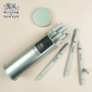 윈저앤뉴튼 FINELINER 틴케이스 풀컬러 12입세트 문구반점 드로잉펜 일러스트펜 캘리그라피펜 데코펜