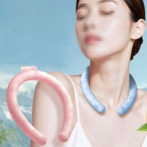 3색 1개 아이스 냉매 목에거는 링 여름 쿨스카프 냉감