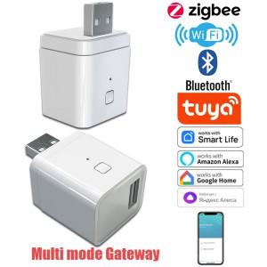투야 스마트봇투야 USB 멀티 모드 게이트웨이 블루투스 무선 허브 브리지 스마트 가전 리모컨 지지대 알렉