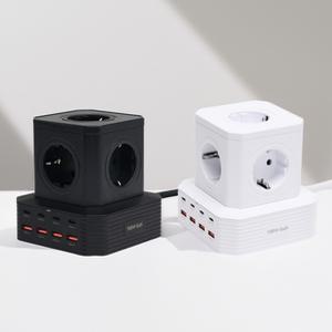 [아이정] 고용량 100W 초고속 PD충전기 큐브멀티탭 멀티콘센트 2M 3M