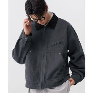 CODEGRAPHY 코드그라피 코듀로이 카라 코튼 워크자켓_차콜 CBDFUJP003CH 364124