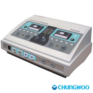 청우메디칼 국산 의료기기 TENS 패드형+석션형 CWM-602 4채널 2인용 저주파자극기