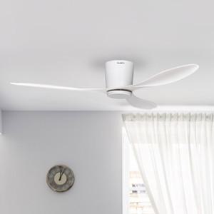팬앤코 미니 레나 거실 실링팬 44 110cm 화이트 천장선풍기 저소음 날개 BLDC 리모컨 낮은 층고용