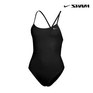 [나이키] NIKE 스윔 앤서 솔리드 레이스업 타이백 탄탄이 하이컷 여성 원피스 수영복 NESSA000-001