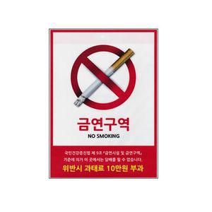 시설 표지판 금연 금연법 아크릴 안내판 스티커 안내