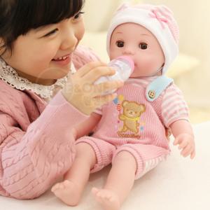 원앤원 내동생 코코 아기인형 방귀뀌고 울고웃는 소꿉놀이 애기 돌보기 인형 우유병 옷입히기