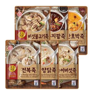 오뚜기죽 오즈키친 동지팥죽 450g 간편죽 전복 단호박 야채 간편죽 상온죽