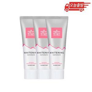 오늘출발 히말라야 핑크솔트 화이트닝 치약 클래식 민트 100g 3개