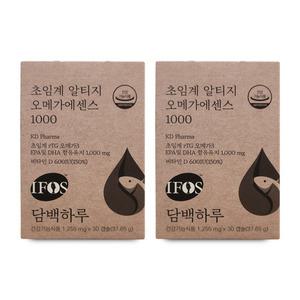 담백하루 초임계 알티지 오메가 에센스 1000 30캡슐 2박스