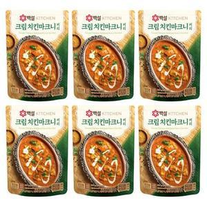 백설 크림치킨마크니 커리 170g x 6개