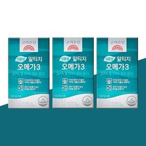 고려은단 식물성 알티지 오메가3 rTG 668mg x 30캡슐 x 3박스