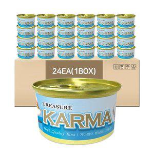 카르마 고양이캔 가다랑어+치어 80g 24개 1박스