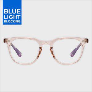 [리끌로우][최초가 : 49,000원] RECLOW TR B099 PINK GLASS 청광VER 안경