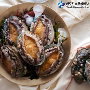[산지직송]완도전복 특대 9-10미(횟감,VIP선물) 1kg_산소포장