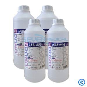 다나제약 에탄올1L 소독제 4개 알콜83% 공간소독 보건소 학교 소독제