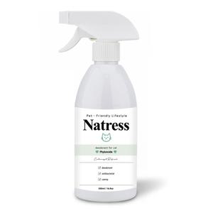 나트리스 고양이 탈취제 피톤치드향 500ml 화장실 모래 오줌 냄새 제거 스프레이