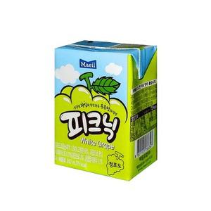 미니 포도주스 음료수 매일 피크닉 청포도 200ml 72팩