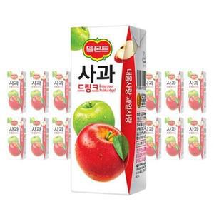 롯데 델몬트 사과 드링크 190ml 32팩