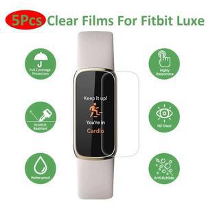 Fitbit 럭스 밴드 스마트 팔찌 디스플레이 화면 보호기 커버 소프트 TPU 투명 필름 5 개