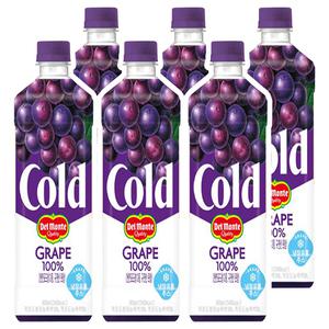 델몬트 콜드 100% 포도 900ml x 6개