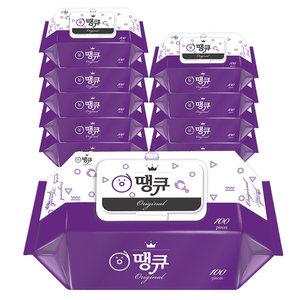 땡큐 오리지널 물티슈 100매입 10개입
