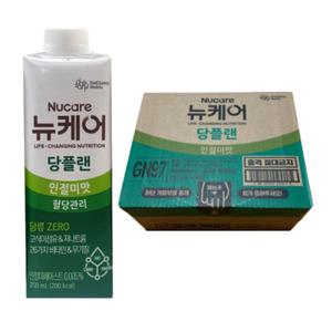 뉴케어 당플랜 세트 인절미맛 200ml 30팩 식이조절 어르신 노인 병문안 환자식 식사대용