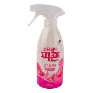 스프레이피죤 핑크로즈 490ml 섬유탈취제 정전기방지 의류
