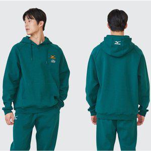 [미즈노](풋살) 남여공용 스몰로고 후드풀오버 32YC4022