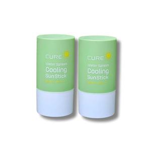 김정문 알로에 큐어 워터 쿨링 선스틱 SPF50+ PA++++ 2개