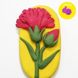 카네이션 비누 만들기 어버이날 스승의날 DIY 미술놀이 식물성 오일 천연 클레이