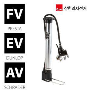 삼천리 알로이펌프 소 자전거 던롭 슈레더 프레스타형 자전거형 전용 휴대용 에어 자전거용