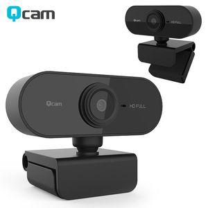 QCAM 화상용 웹 카메라 (블랙)컴퓨터카메라 화상웹캠 웹캠 화상카메라 PC카메