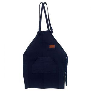 화구 미술용 전문가용 앞치마 대(L) 군청색 570x810mm 화구용