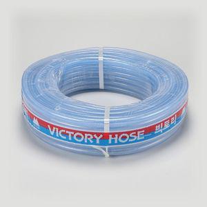 편사 호스 일반 하늘색 16MM 40M 투명 농업수도호수 물호수 농업용 꼭지 정원 청소