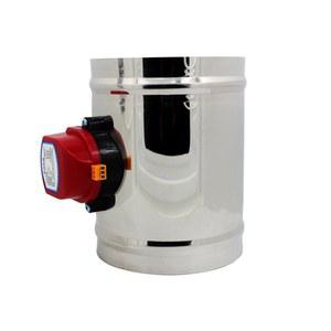 51 80 100 125 150 200MM 스테인레스 스틸 전기 공기 덕트 댐퍼 밸브 HVAC 전동 AC220V 환기