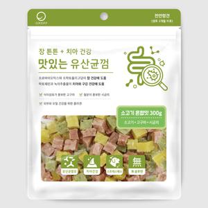 굿데이 맛있는 유산균껌 소고기혼합300g (장건강+치아건강)