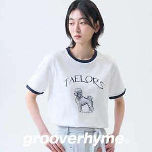 그루브라임 25SS 여성 써머가든 그래픽 반팔티셔츠 4종