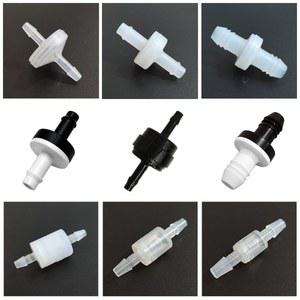 10MM PP ABS PA66 편도 밸브 공기 액체 수족관 펌프 산소 발생기 반환 체크 역류 방지
