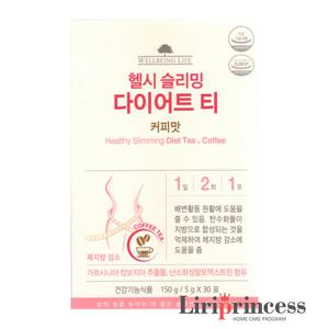 코리아나웰빙라이프헬시슬리밍다이어트티 커피맛