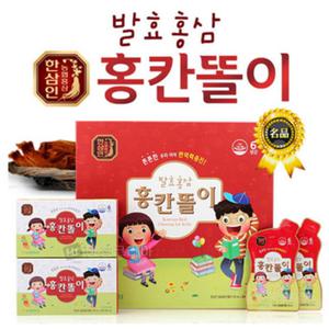 한삼인 발효홍삼 홍칸똘이 20ml x 30포 6년근 + 쇼핑백