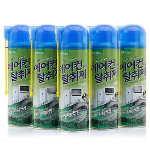 산도깨비 에어컨 탈취제 X 5개 차량 필터 청소 스프레이식 제트건 강력분사