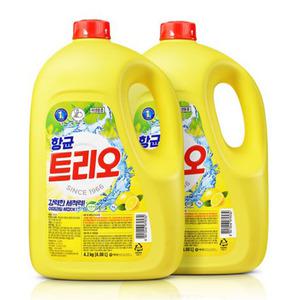 트리오 대용량 주방세제 4.2kg 2개