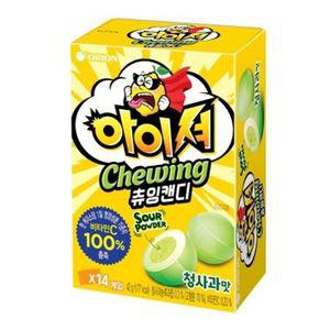 달콤사탕 아이셔 청사과맛 캔디 42gx12개 반박스+사은품 새콤한캔디 츄잉캔디 사탕