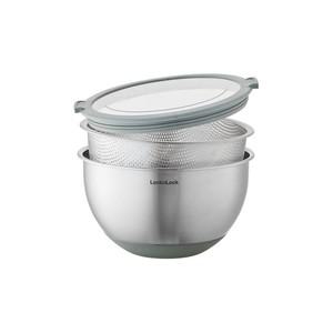 락앤락 3in1 스텐 믹싱볼 채반 세트 20cm