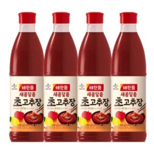 CJ제일제당 해찬들 새콤달콤 초고추장 1.05kg 4개